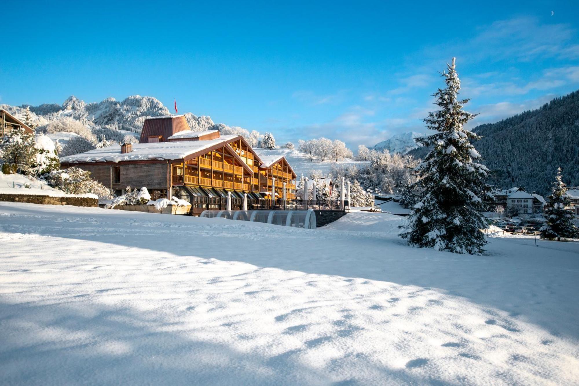 Hotel Cailler & Bains De La Gruyere Charmey Kültér fotó